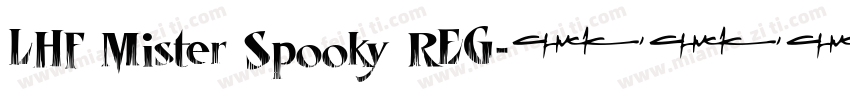 LHF Mister Spooky REG字体转换